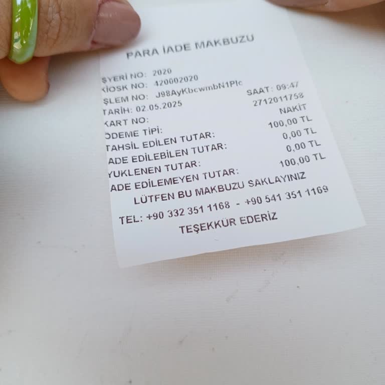 Konyakart Yükleme Sonrası İade Edilmeyen Nakit Para Ve İletişim Sorunu