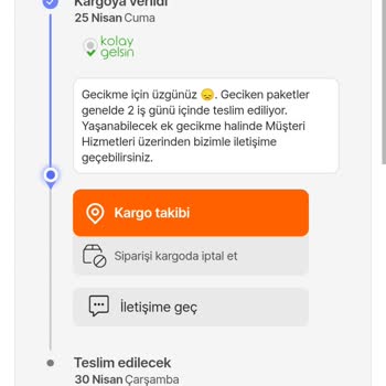 Teslimat Süresinin Uzunluğu Ve Destek Ekibi Sorunları