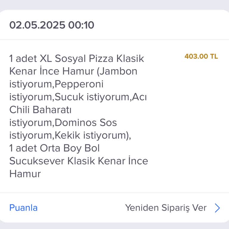 Geç Teslimat, Soğuk Ve Hatalı Pizza, İade Sorunu