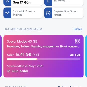 Sosyal Medya Kullanırken Normal İnternet Kotamdan Düşülüyor