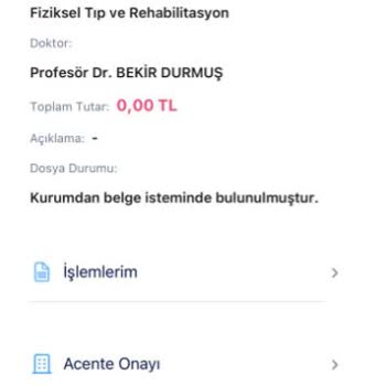 Sigorta Süre Kısıtlaması Nedeniyle Tedavi Onayı Alınamaması