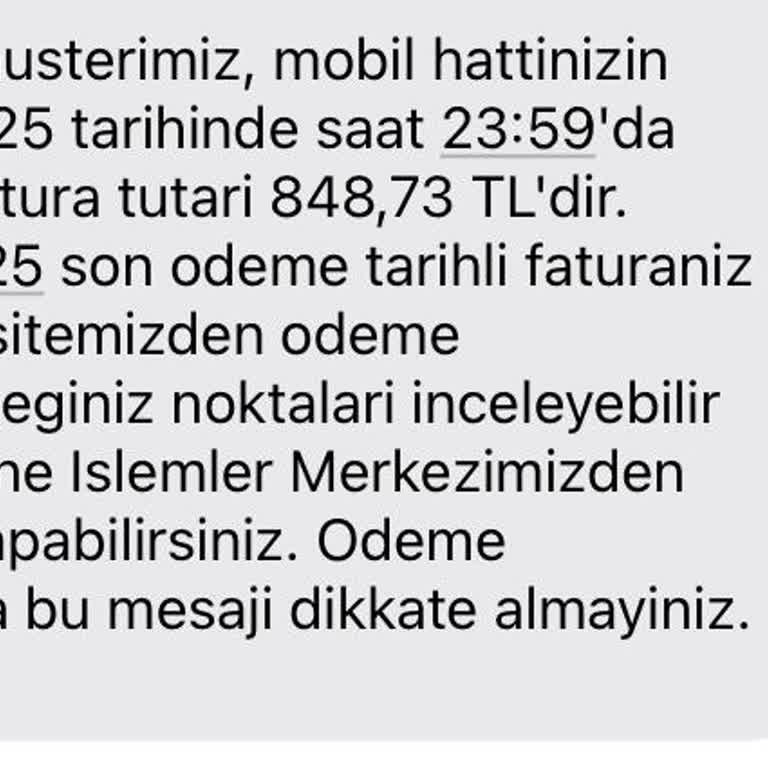 Hattımı Kapattıktan Sonra Yüksek Fatura Şoku Yaşadım