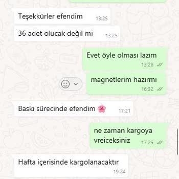 Sipariş Verdim, Ne Magnet Var Ne Para!