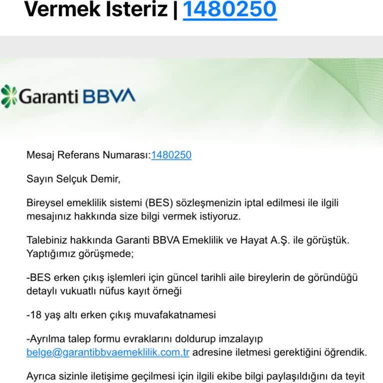 BES Sisteminden Çıkışta Yaşanan Zorluklar Ve Geciken Para İadesi