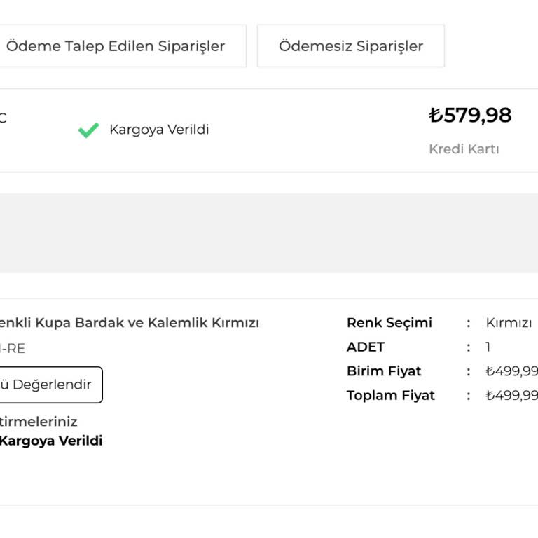 Hediye Dükkanı Siparişten Sonra Tam Bir Sessizlik ve Takip Sorunu