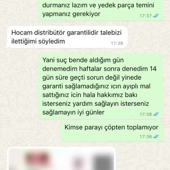 Satın Aldığım Botta Hasar Ve Yetersiz Müşteri Desteği