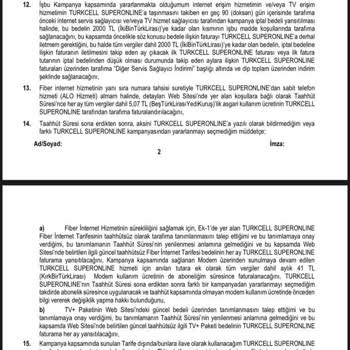 Turkcell'in Cayma Bedeli Sözünü Tutmaması Ve İlgisiz Müşteri Temsilcileri