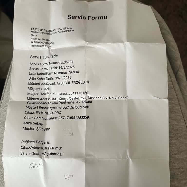 İade Edilmeyen Para Ve Sürekli Oyalama