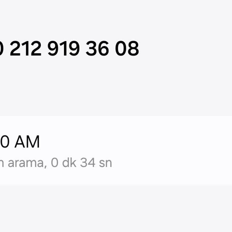 Bilinmeyen Numaradan Şüpheli Arama Ve Endişe