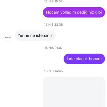 Ürün Farklı Geldi İade Ve Değişim Taleplerim Yanıtsız Kaldı