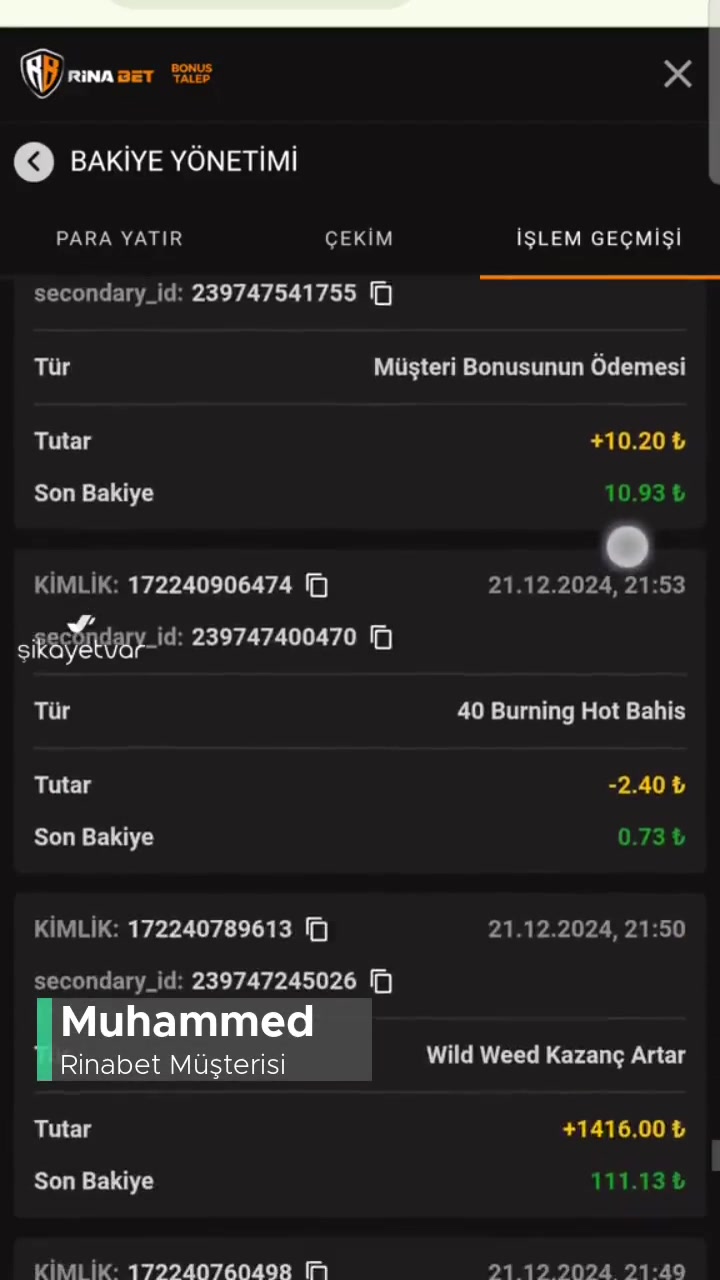 Rinabet Gereksiz Yere Bakiye Eksiltme Yapılıp Paramı Vermediler! videonun kapak resmi