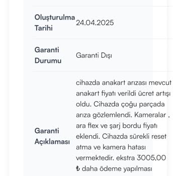 Teknik Servis Sürecinde Şeffaflık Ve İletişim Eksikliği Yaşadım