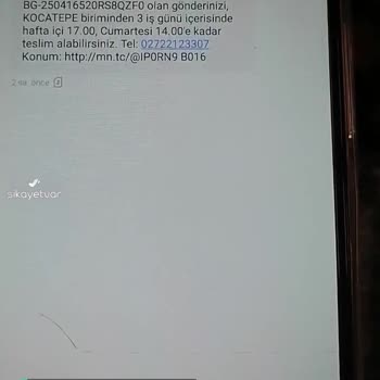 MNG Kargo İki Kargoda da Aynı Sorun Ve Aynı Kişilerle!