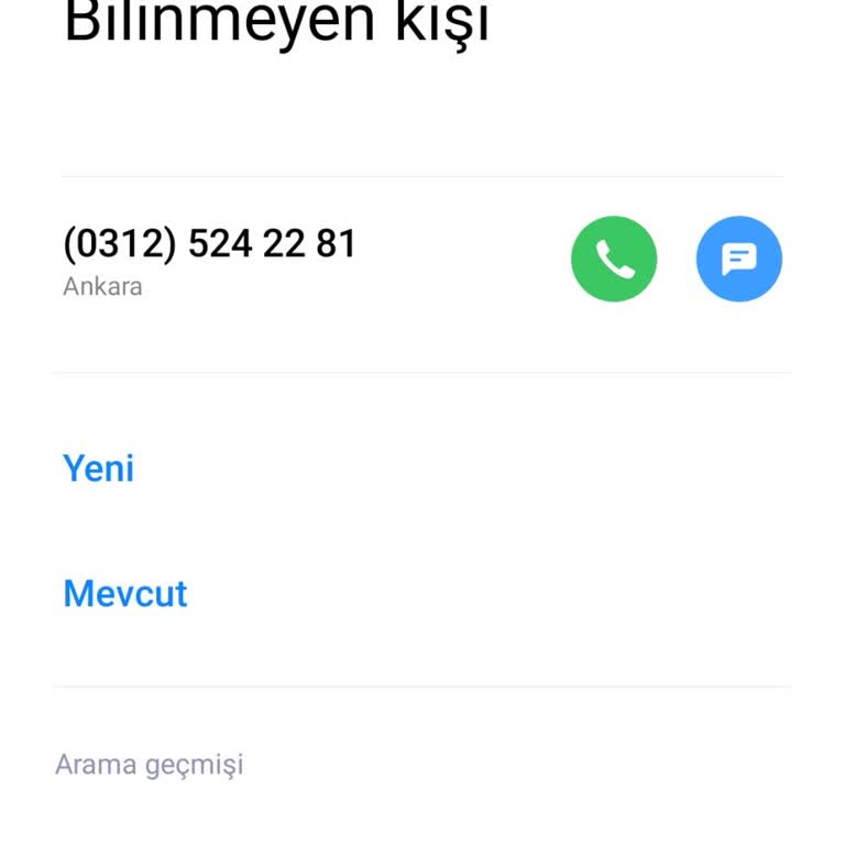 Şüpheli Ankara Numarasından Tekrarlayan Aramalar Ve Güvenlik Endişesi