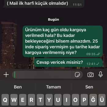 Blonde Store'dan Aldığım Üründe İletişim Sorunu Ve Kargoya Verilmeme