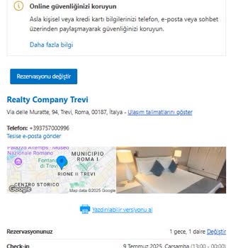 Booking.com Stornierung Realty Trevi Company Rom keine Rückerstattung trotz Storno