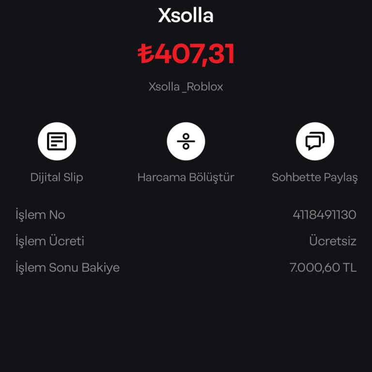 Robux Satın Alımı Sonrası Robuxlar Hesabıma Yatmadı
