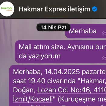 Hakmar Müşteri Hizmetlerinden Haftalardır Yanıt Alamıyorum, Şikayetlerim Çözümsüz Kalıyor