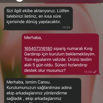 Vivense Kurulum Hizmeti Yapılmadı Muhatap Yok Mağdur Ediliyorum