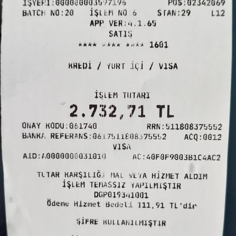 Kredi Kartı İle Araç Muayenesinde Haksız Komisyon Alınması