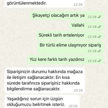 Siparişim 15 Gündür Teslim Edilmedi Müşteri Hizmetleri İlgisiz
