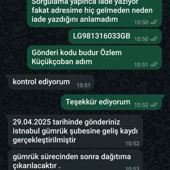 PTT Kargom Teslim Edilmeden Yurt Dışına Geri Gönderildi