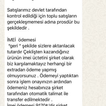 Çekiliş Sonrası Ek Ücret Talebi Ve Tehdit Edilme Mağduriyeti