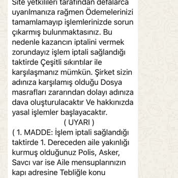 Çekiliş Sonrası Ek Ücret Talebi Ve Tehdit Edilme Mağduriyeti