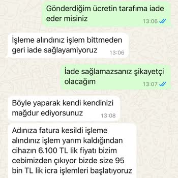 Çekiliş Sonrası Ek Ücret Talebi Ve Tehdit Edilme Mağduriyeti