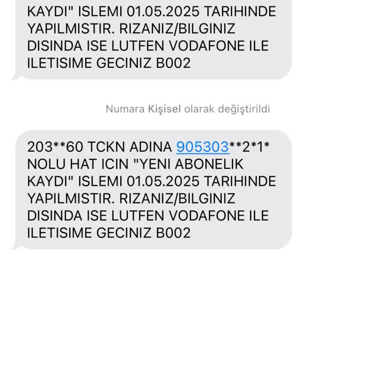 Bilgim Dışında Yapılan Abonelik Ve Güvenlik Endişesi