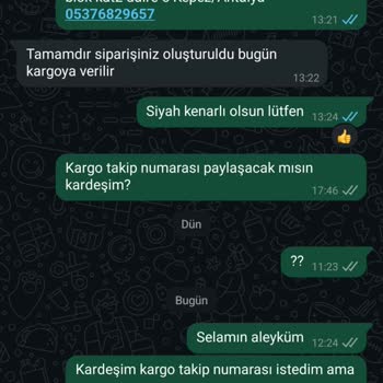 Sipariş Verdiğim Torpido Koruması Gelmedi Ve Mesajlarıma Cevap Alamıyorum