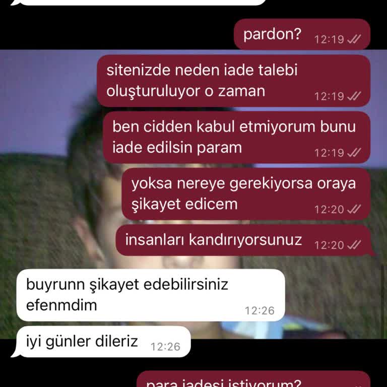 İade Talebim Reddedildi, Kargo Bilgisi Verilmedi