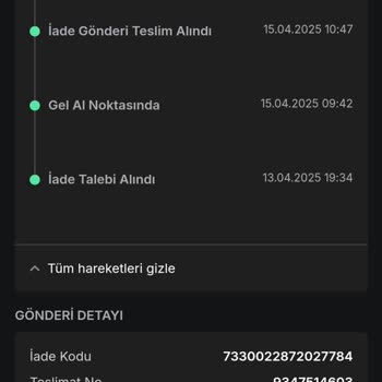 İadem Hala Gerçekleşmedi, Ürünüm Zarar Gördü!