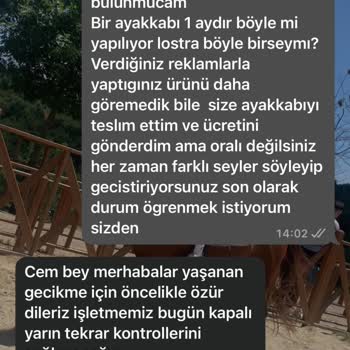 Ayakkabımın Tamiratı Bir Ayı Geçti, Sürekli Oyalıyorlar