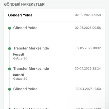 Kargom İstanbul İçindeyken Neden Gebze'ye Gidiyor Ve Gecikiyor Anlamıyorum