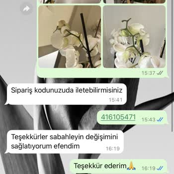 Siparişim Solmuş Ve Yamulmuş Orkide Olarak Teslim Edildi