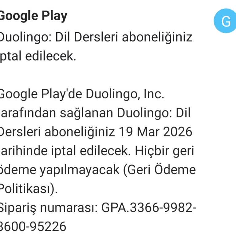 Duolingo Super Abo 900₺ unrechtmäßig abgebucht trotz Kündigung und ohne Rückerstattung