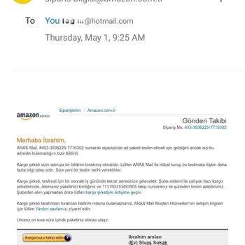 Amazon Ve Aras Kargo Arasındaki Teslimat Karmaşası Mağduriyetimi Artırdı