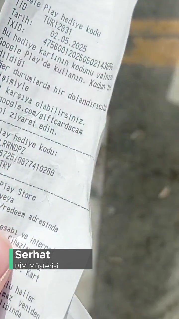 BİM Google Play Kodu Sıkıntısı! videonun kapak resmi