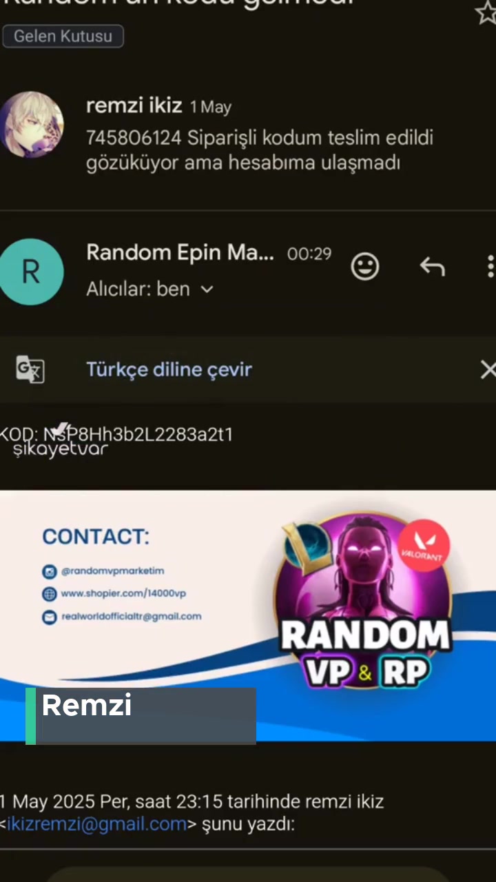 PUBG Random Uc Kullanılmış Kod Gönderildi videonun kapak resmi