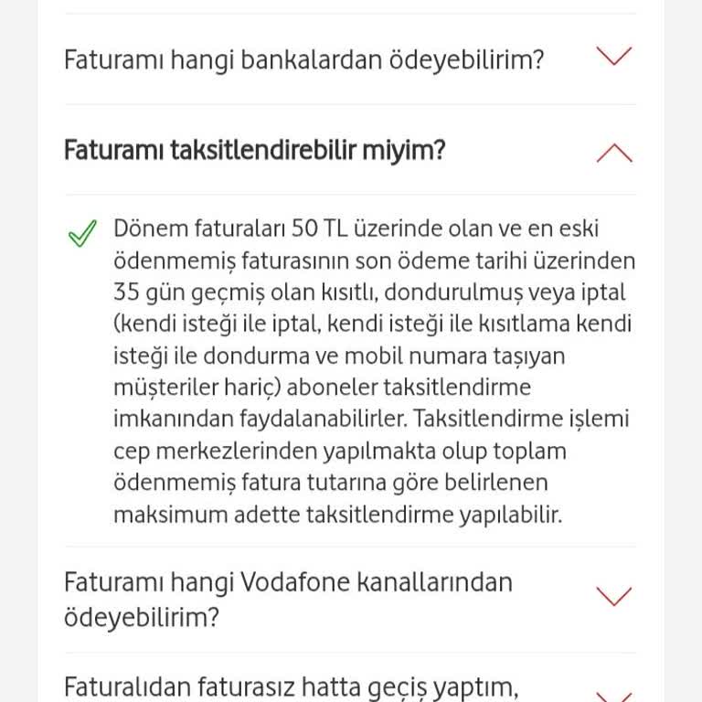 Vodafone Bayilerinde Taksitlendirme İşlemi Yapılamıyor, Mağduriyet Yaşıyorum