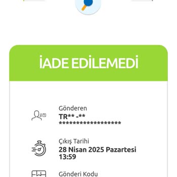 Kargo İadesi Teslim Edilmedi, Mağduriyet Yaşıyorum