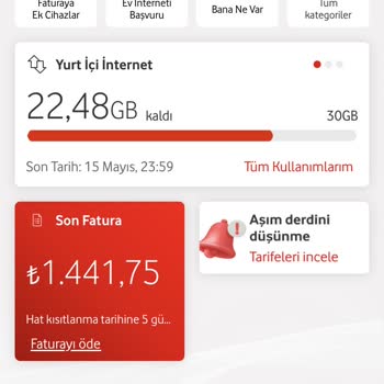 Bilgim Dışında Yüksek Fatura Ve Destek Eksikliği
