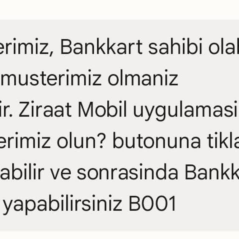 Ziraat Bankası Kart Yenileme Sürecinde Müşteri Hizmetleriyle Yaşanan Karmaşa