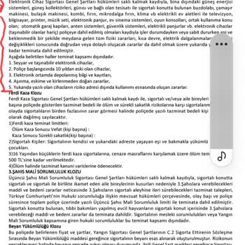 Poliçede Yer Almasına Rağmen Hasar Ödemesi Yapılmıyor