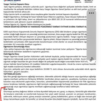 Poliçede Yer Almasına Rağmen Hasar Ödemesi Yapılmıyor