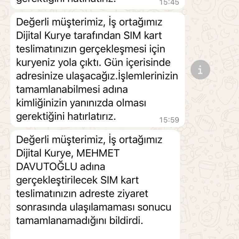 Vodafone Sim Kart Teslimatında E Sim Zorunluluğu Ve Yanlış Bilgilendirme Mağduriyeti