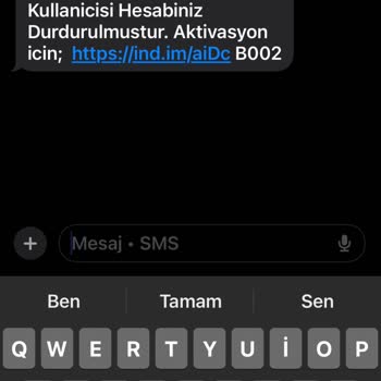 Bilinmeyen Mesaj Ve Güvenlik Endişesi Hakkında Yardım Talebi