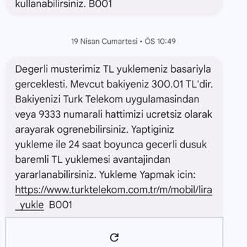 Türk Telekomda Yüklediğim Bakiyenin İadesi Yapılmıyor Müşteri Hizmetleri Çözümsüz