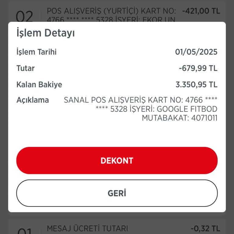 İzinsiz Kart Çekimi Ve Güvenlik Açığına Tepki